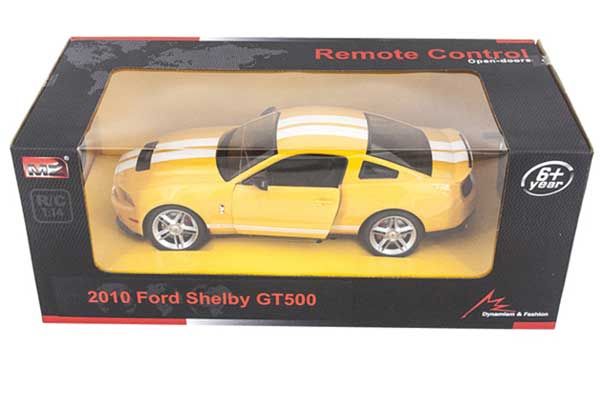 Ford GT500 Mustang (желтая) (MEIZHI 2270jy) 1/14