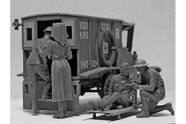 Санітарний автомобіль Модель Т 1917 р. (ICM 35662) 1/35