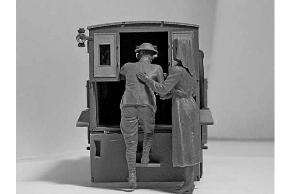 Санітарний автомобіль Модель Т 1917 р. (ICM 35662) 1/35