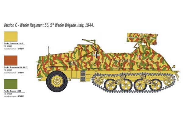15 cm. PANZERWERFER 42 AUF SD.KFZ. 4/1 (ITALERI 6546) 1/35