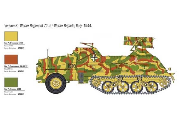 15 cm. PANZERWERFER 42 AUF SD.KFZ. 4/1 (ITALERI 6546) 1/35