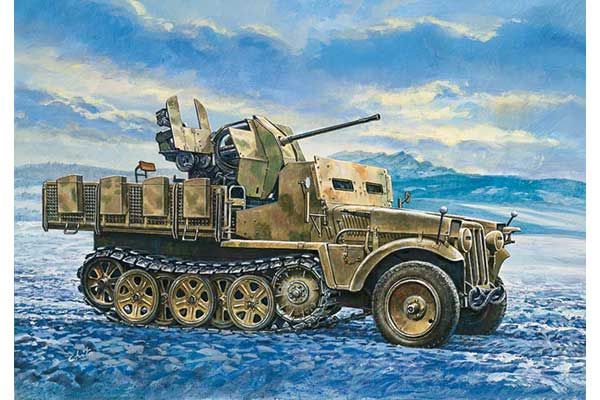 Demag D7 с пушкой Flak 38 (ITALERI 0371) 1/35