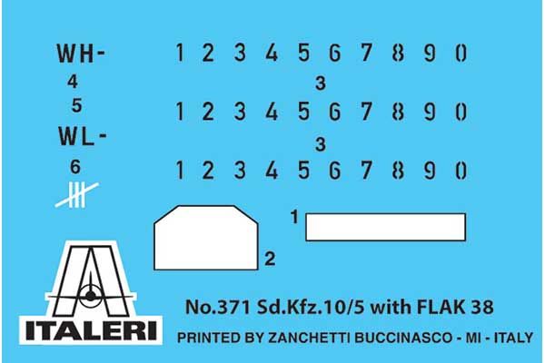 Demag D7 с пушкой Flak 38 (ITALERI 0371) 1/35