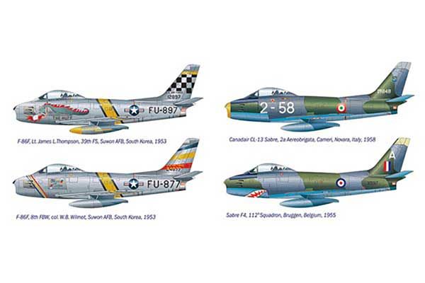 F-86F Sabre Jet ''Skyblazers'' (ITALERI 2503) 1/32