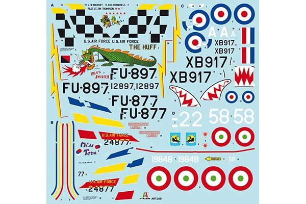 F-86F Sabre Jet ''Skyblazers'' (ITALERI 2503) 1/32