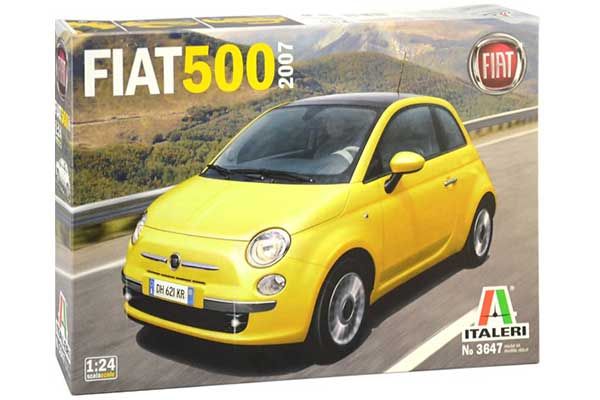 FIAT 500 (2007) (ITALERI 3647) 1/24