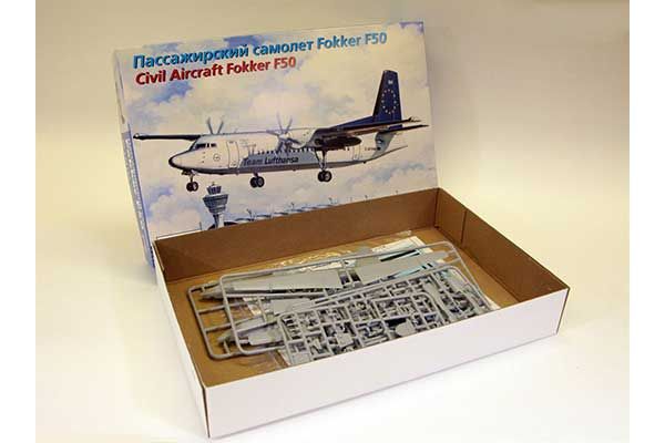 Fokker F-50 (Eastern Express 144126) 1/144