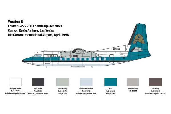 Fokker F27 Friendship (ITALERI 1430) 1/72