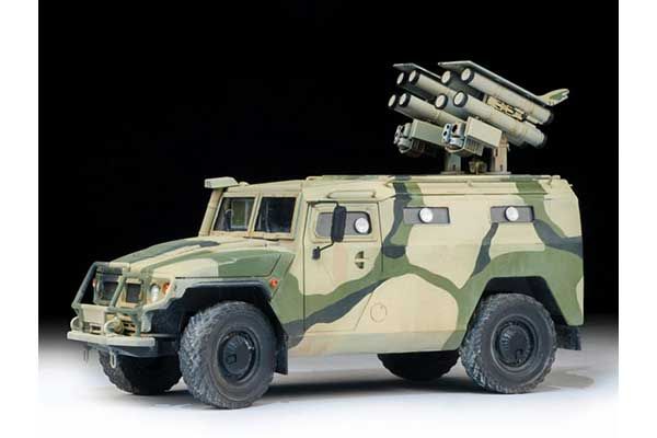 ГАЗ "Тигр" з ПТРК "Корнет-Д" (ZVEZDA 3682) 1/35