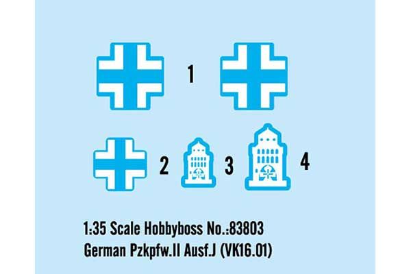German Pzkpfw.II Ausf.J (VK16.01) (Hobby Boss 83803) 1/35