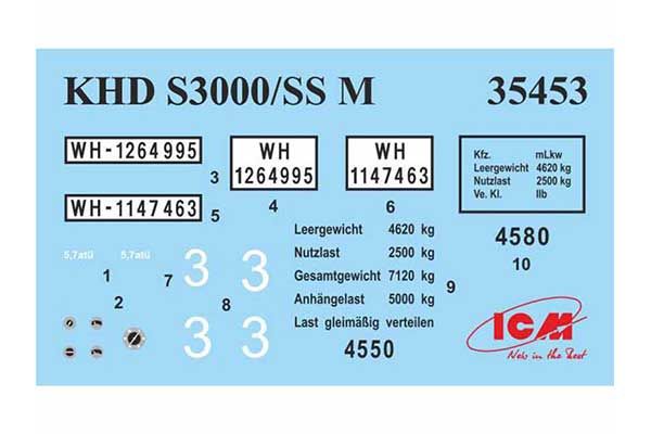 KHD S3000 / SS M Maultier (ICM 35453) 1/35