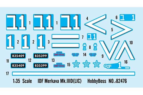 IDF Merkava Mk.IIID(LIC) (Hobby Boss 82476) 1/35