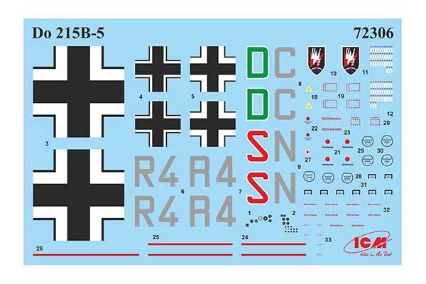 Дорньє Do 215B-5 (ICM 72306) 1/72