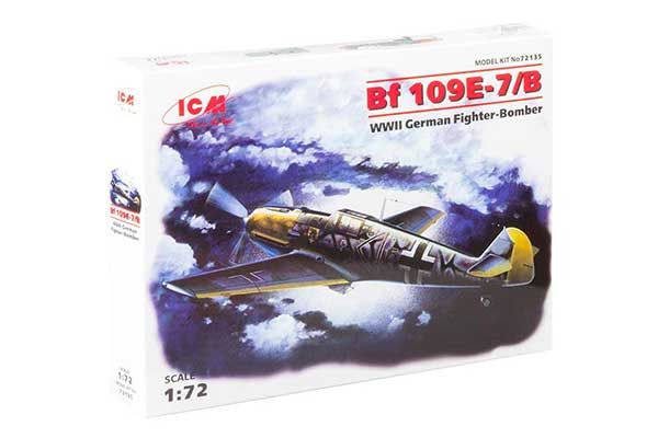 Винищувач Messerchmitt Bf 109E-7 / B (ICM 72135) 1/72