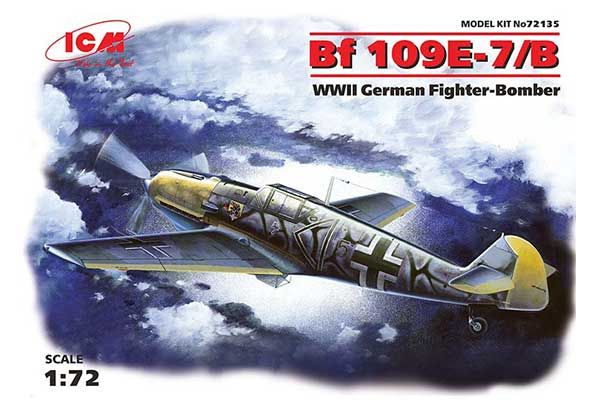 Винищувач Messerchmitt Bf 109E-7 / B (ICM 72135) 1/72