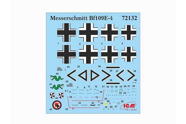 Messerchmitt Bf.109E-4 (ICM 72132) 1/72