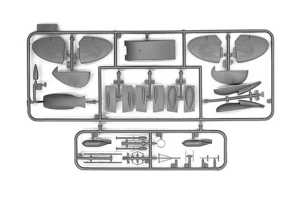 Spitfire LF.IXE з фігурами радянських пілотів і техніків (ICM 48802) 1/48