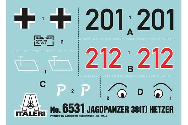 Jagdpanzer 38 (t) Hetzer (Italeri 6531) 1/35
