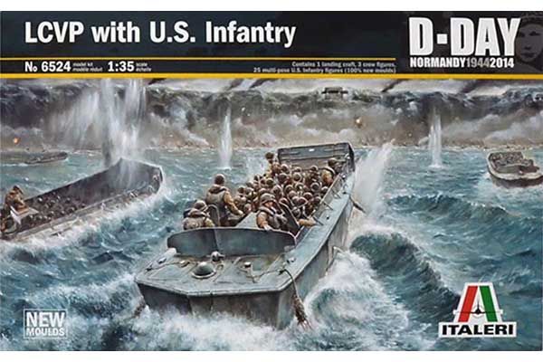 LCVP с пехотой США (ITALERI 6524) 1/35