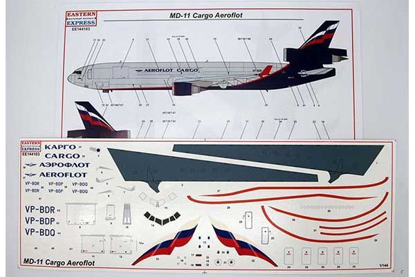 McDonnell Douglas MD-11F GE Cargo (Eastern Express 144103) 1/144