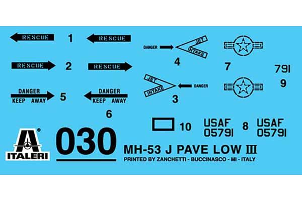 MH-53J Stallion Pave Low III (ITALERI 030) 1/72