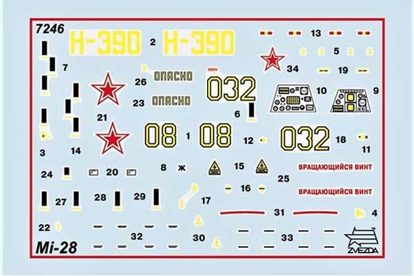 Мі-28А (ZVEZDA 7246) 1/72