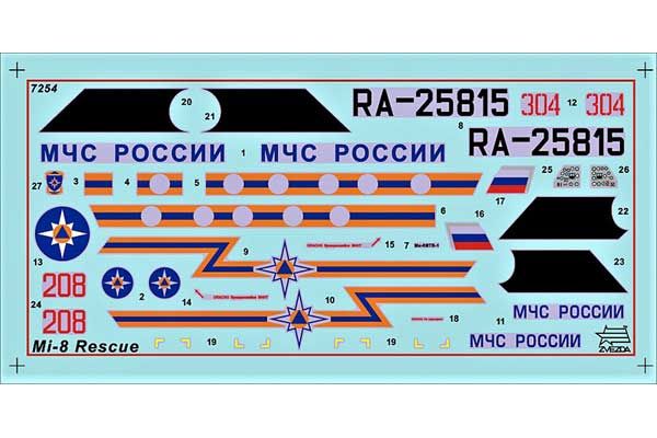 Мі-8 (ZVEZDA 7254) 1/72