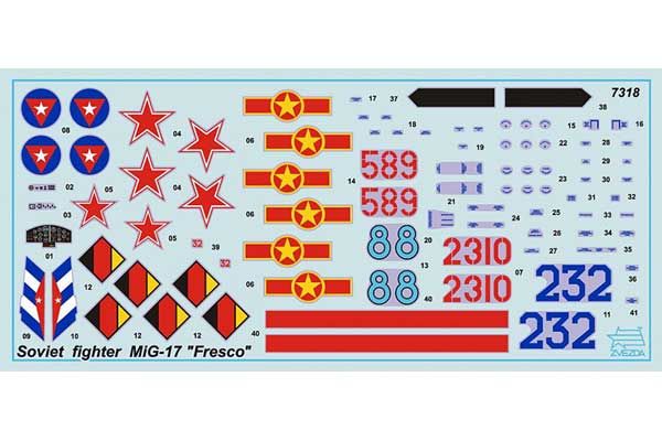 Миг-17 (ZVEZDA 7318) 1/72