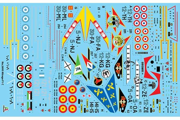 Mirage F1C (ITALERI 2695) 1/48
