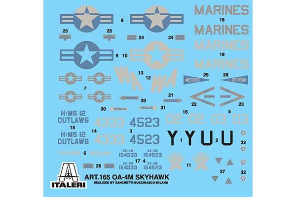 OA - 4M Skyhawk (ITALERI 165) 1/72
