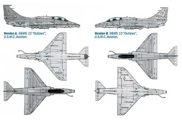OA - 4M Skyhawk (ITALERI 165) 1/72