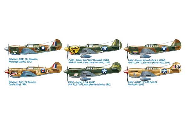 P-40 E/K - Kittyhawk (ITALERI 2717) 1/48