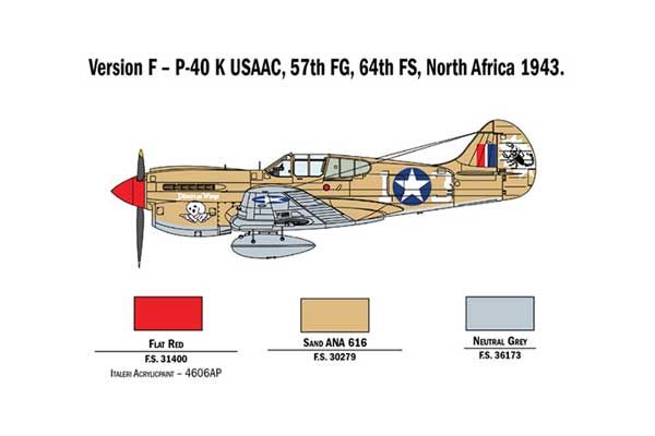 P-40 E/K Kittyhawk (ITALERI 2795) 1/48