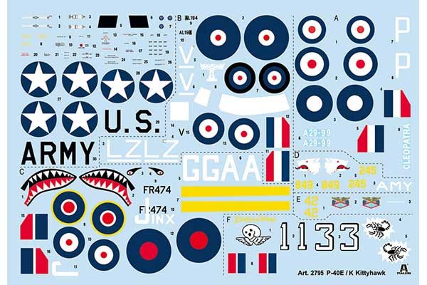 P-40 E/K Kittyhawk (ITALERI 2795) 1/48