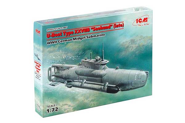 Подводная лодка типа XXVII "Seehund" (поздняя) (ICM S.007) 1/72