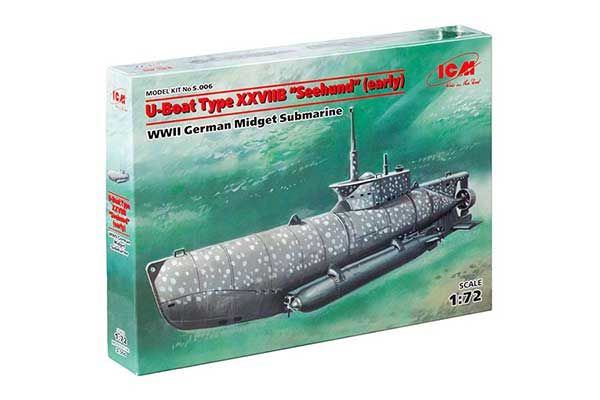 Подводная лодка типа XXVII "Seehund" (ранняя) (ICM S.006) 1/72