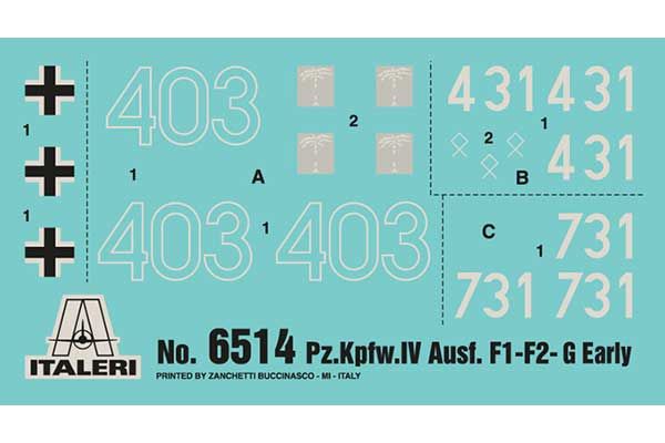 Pz. Kpfw. IV Ausf. F1/F2 early G (ITALERI 6514) 1/35