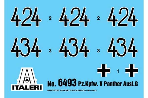 Pz. Kpfw. V Panther Ausf. G (ITALERI 6493) 1/35