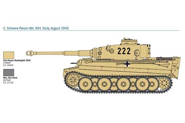 PZ. KPFW. VI TIGER AUSF. E (Italeri 6557) 1/35