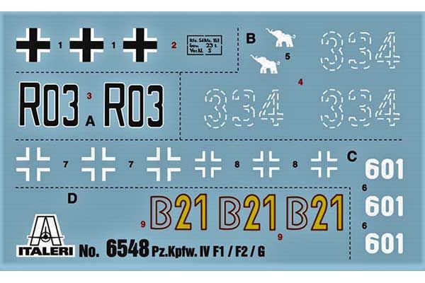 Pz.Kpfw. IV Ausf.F1/F2/G (ранній) з екіпажем (Italeri 6548) 1/35