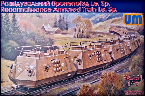 Розвідувальний бронепотяг Le.Sp (UNIMODELS 261) 1/72