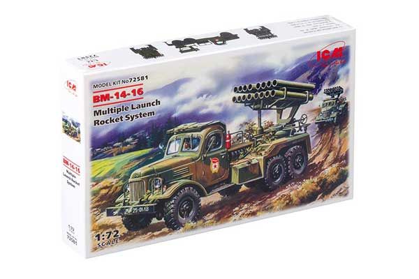 РСЗО БМ-14-16 - (ICM 72581) 1/72
