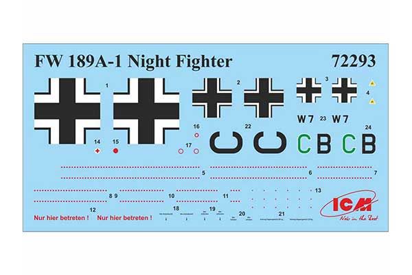 FW 189A-1 (ICM 72293) 1/72