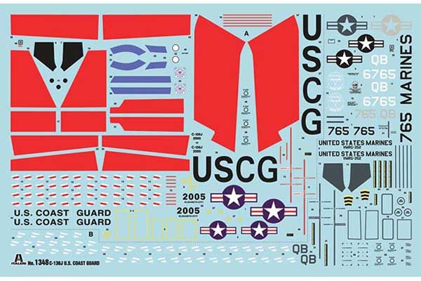 HC-130J U.S. Coast Guard (ITALERI 1348) 1/72