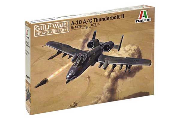 A-10 A / C Thunderbolt II (Italeri одна тисяча триста сімдесят шість) 1/72