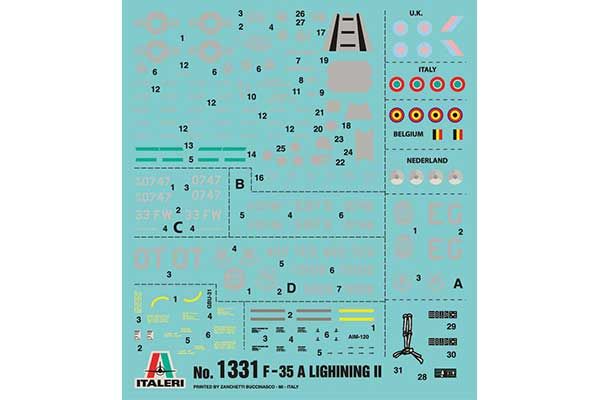 F-35A Lightning II (Italeri 1331) 1/72