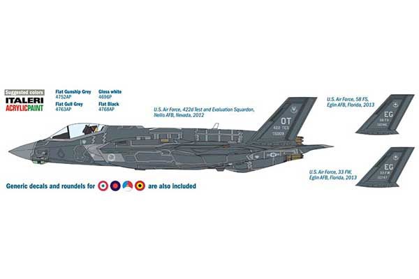 F-35A Lightning II (Italeri 1331) 1/72