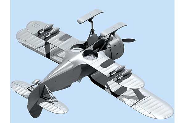 І-153 Чайка (зимова модифікація) (ICM 48096) 1/48