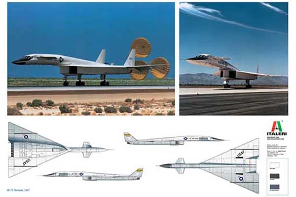 XB-70 Valkyrie (ITALERI 1282) 1/72