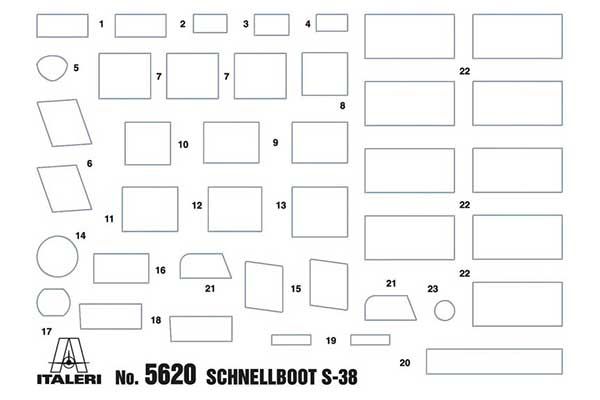 SCHNELLBOOT Typ S-38 (ITALERI 5620) 1/35